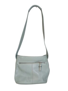 Stone & Co Light Blue Leather Shoulder Bag Classic Everyday Purse